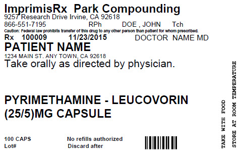 Pyrimethamine Leucovorin Calcium